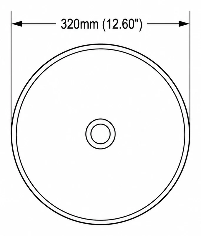 A202 plan view — dimensions in mm and inches