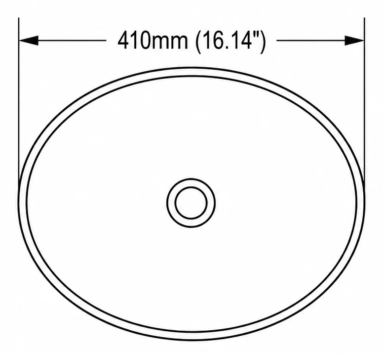 A207 plan view — dimensions in mm and inches