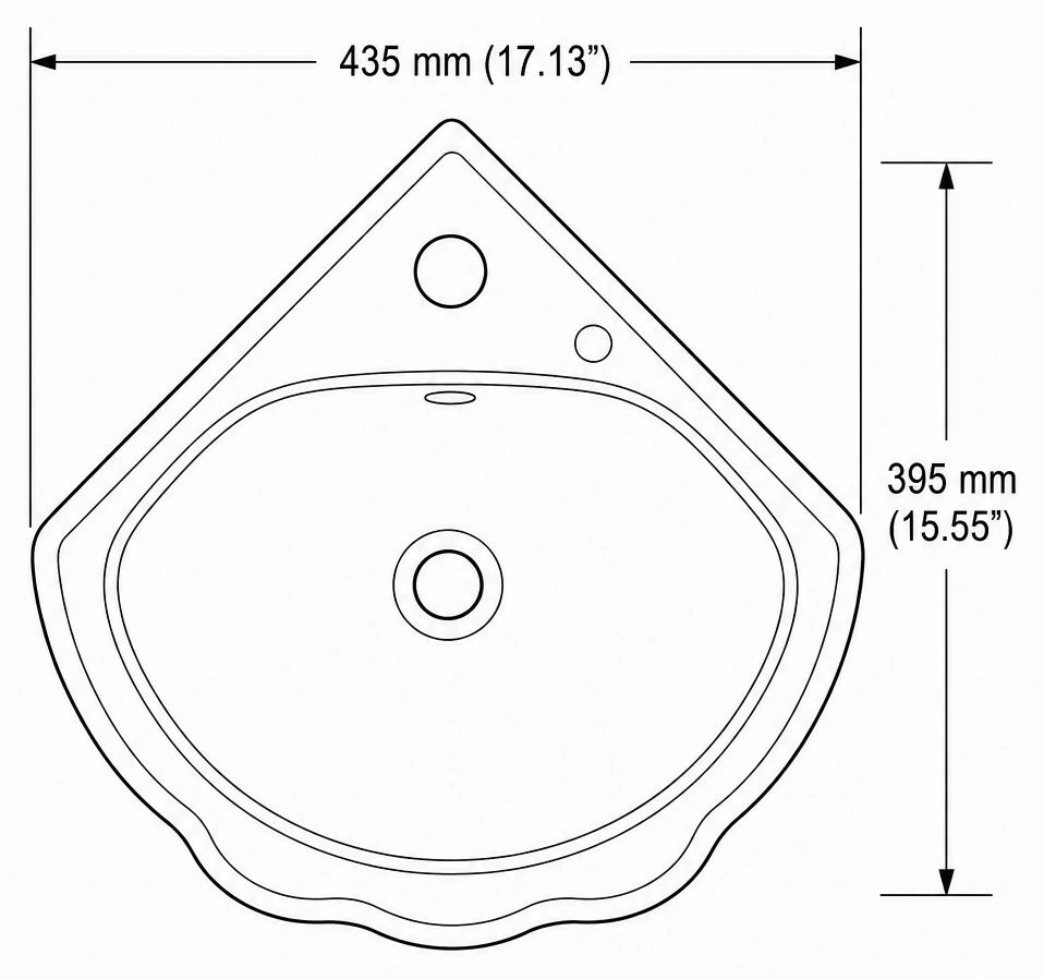 A212 plan view — dimensions in mm and inches