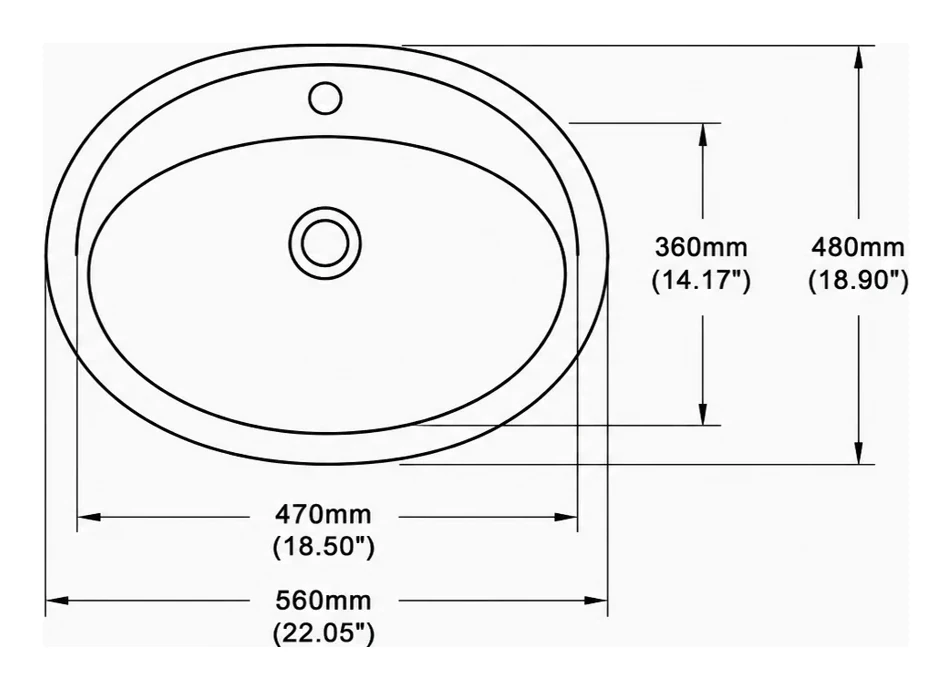 CB0222 plan view — dimensions in mm and inches