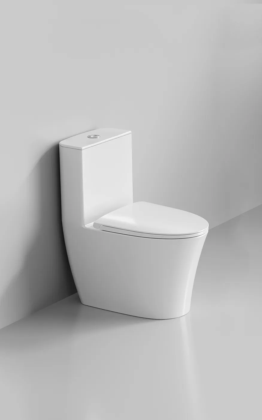 Chengda T217 ceramic toilet — angle 2 of 10