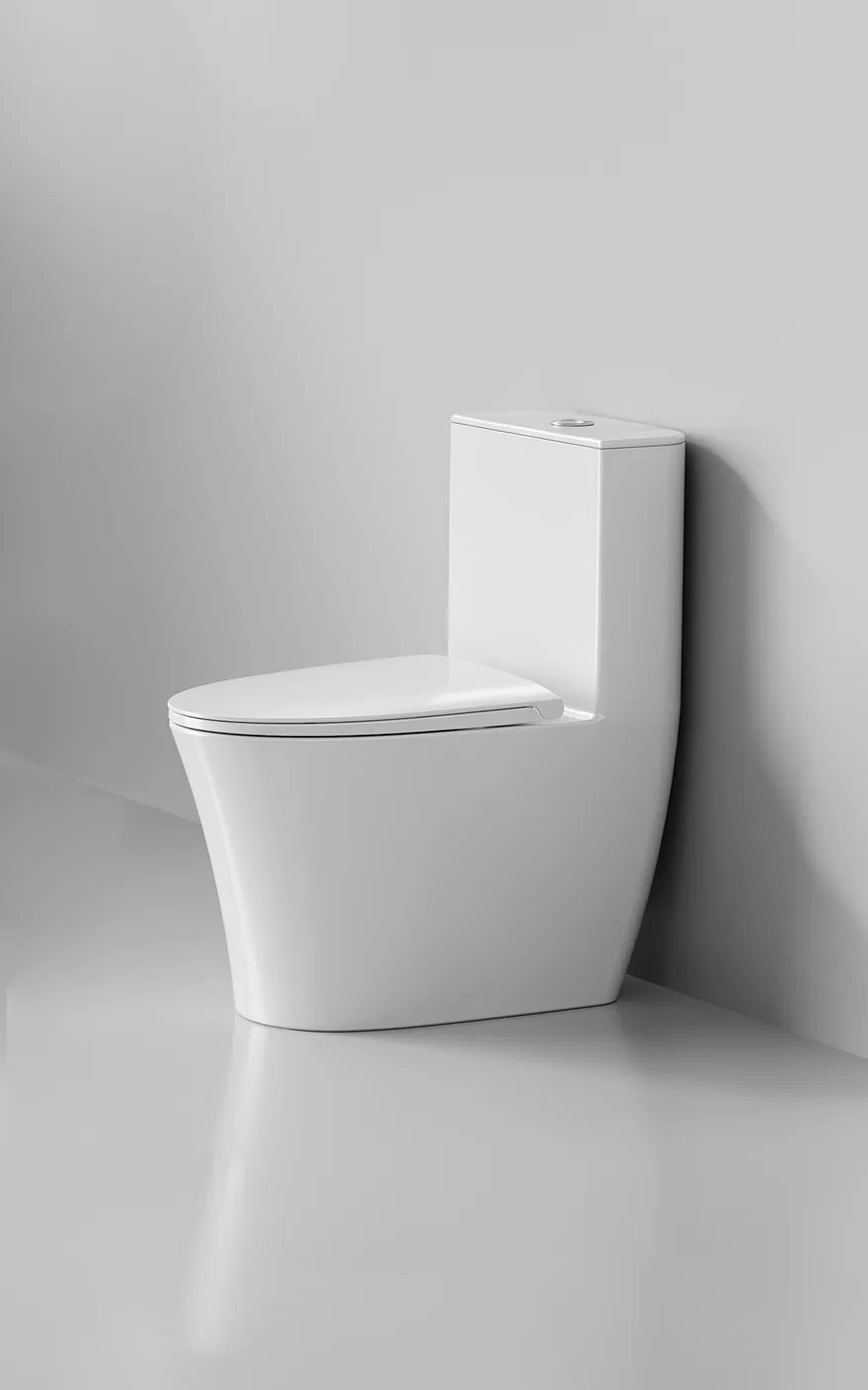 Chengda T217 ceramic toilet — angle 5 of 10