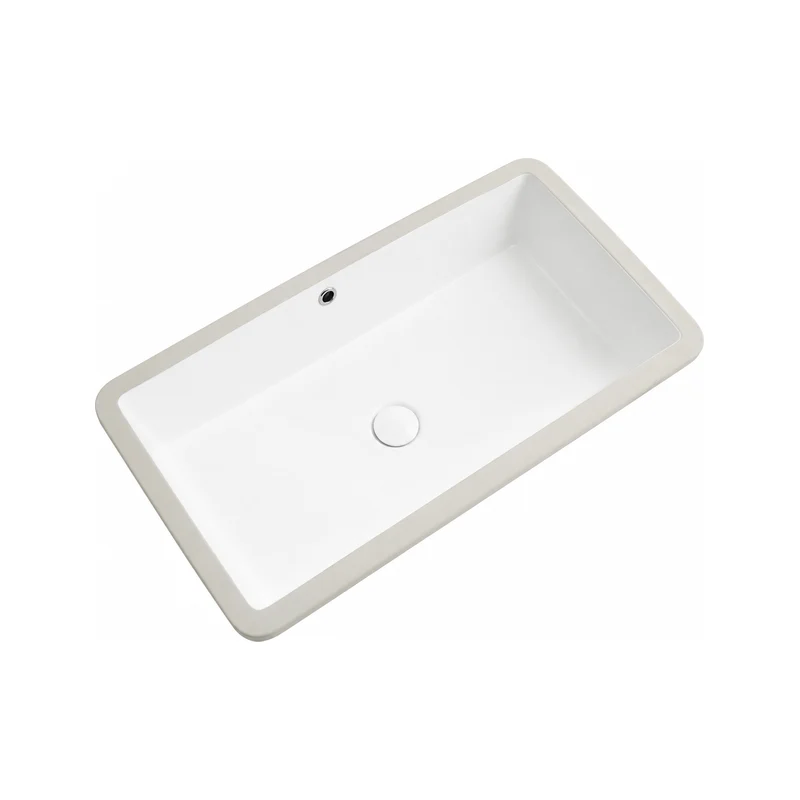 UB0228 · Stepped Rectangular Basin · 28″