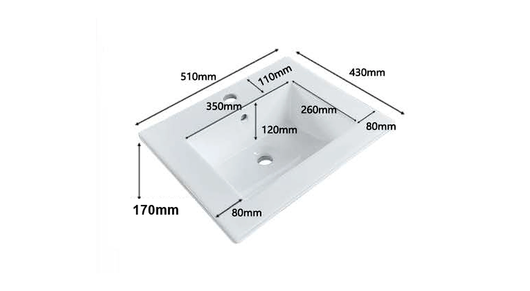 VB104 plan view — dimensions in mm and inches