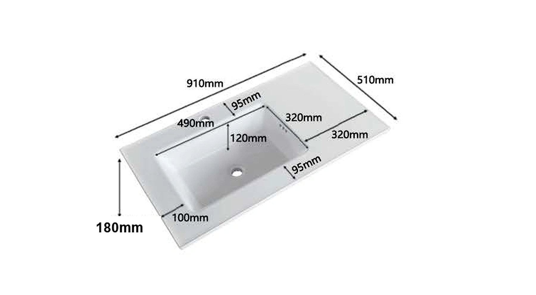 VB302 plan view — dimensions in mm and inches