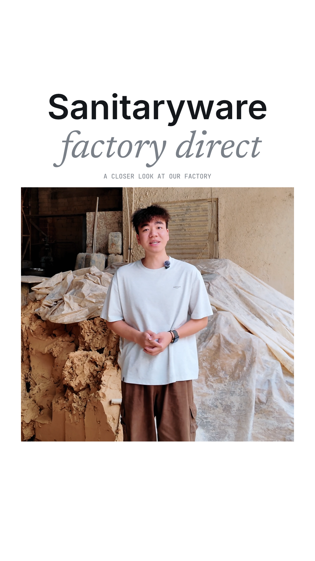 Xiao Yang introduces the raw materials behind Chengda ceramic basins