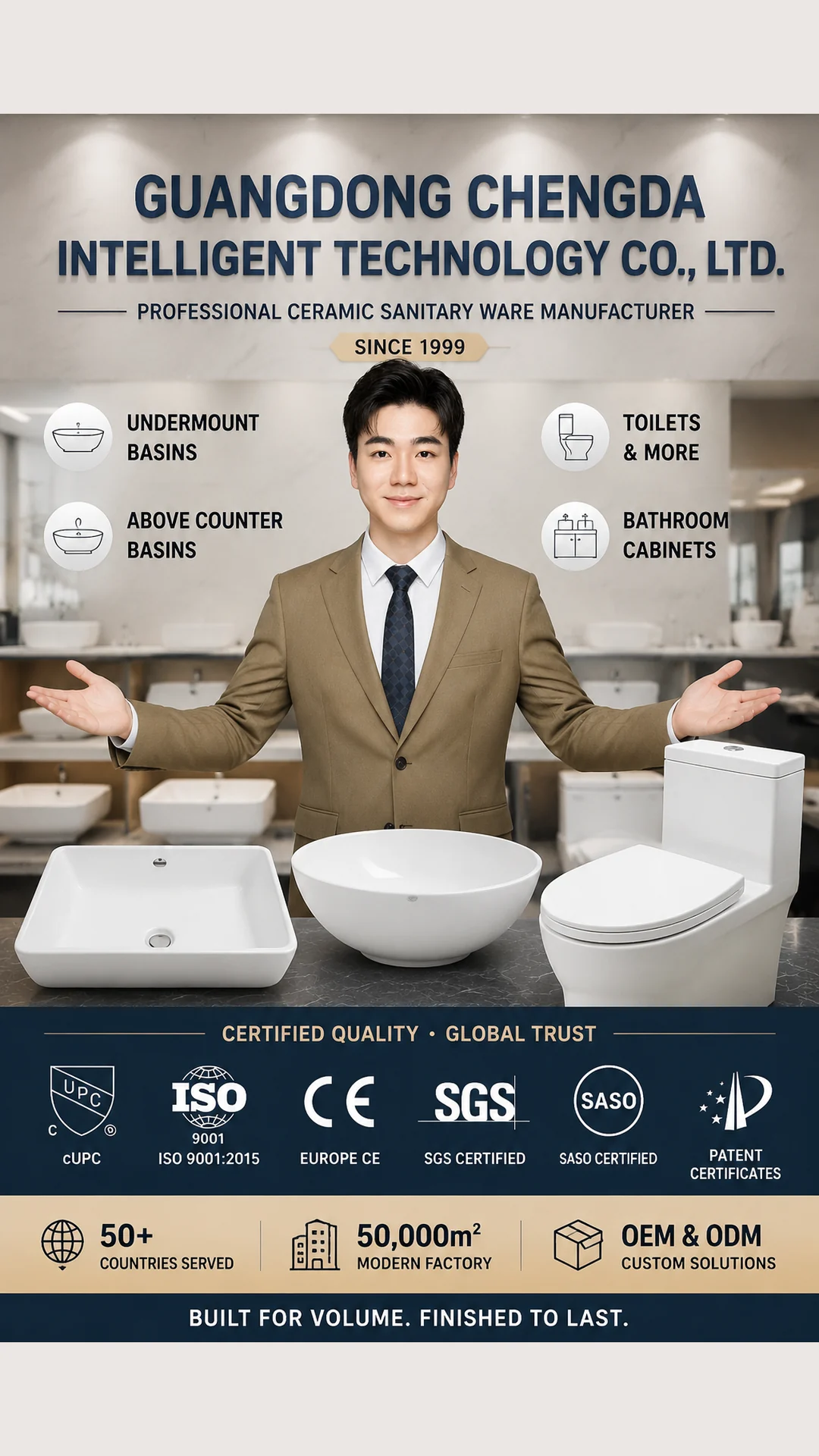 Inside Chengda ceramic sanitary ware factory from production to shipment